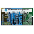 Magnetic Football Schedules Magnet (7"x4")